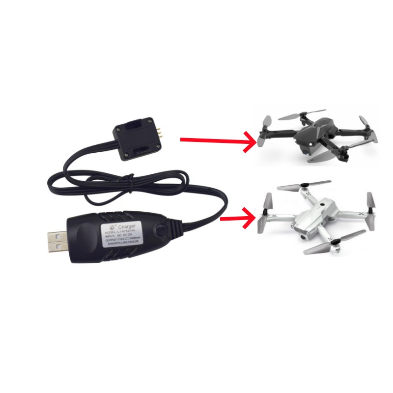 Drone Battery Adapter - Cabo de Carregamento USB para Drone