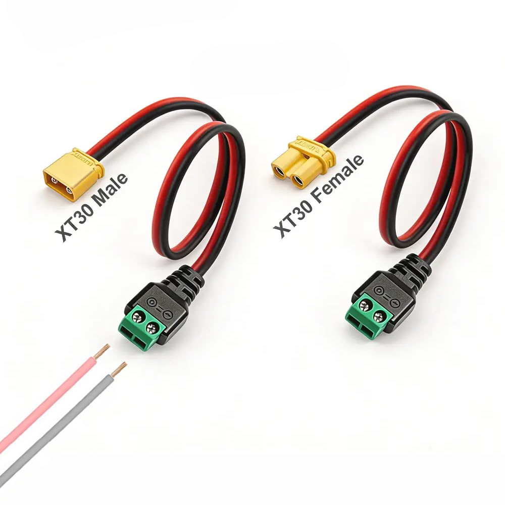 Conector XT30 Macho-Fêmea para - Drone Battery Adapter avaliação e preço
